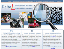 Tablet Screenshot of deltalprinting.com